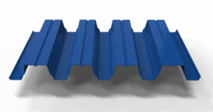 профнастил окрашенный ультрамариново-синий н75 0.7x750 мм ral 5002
